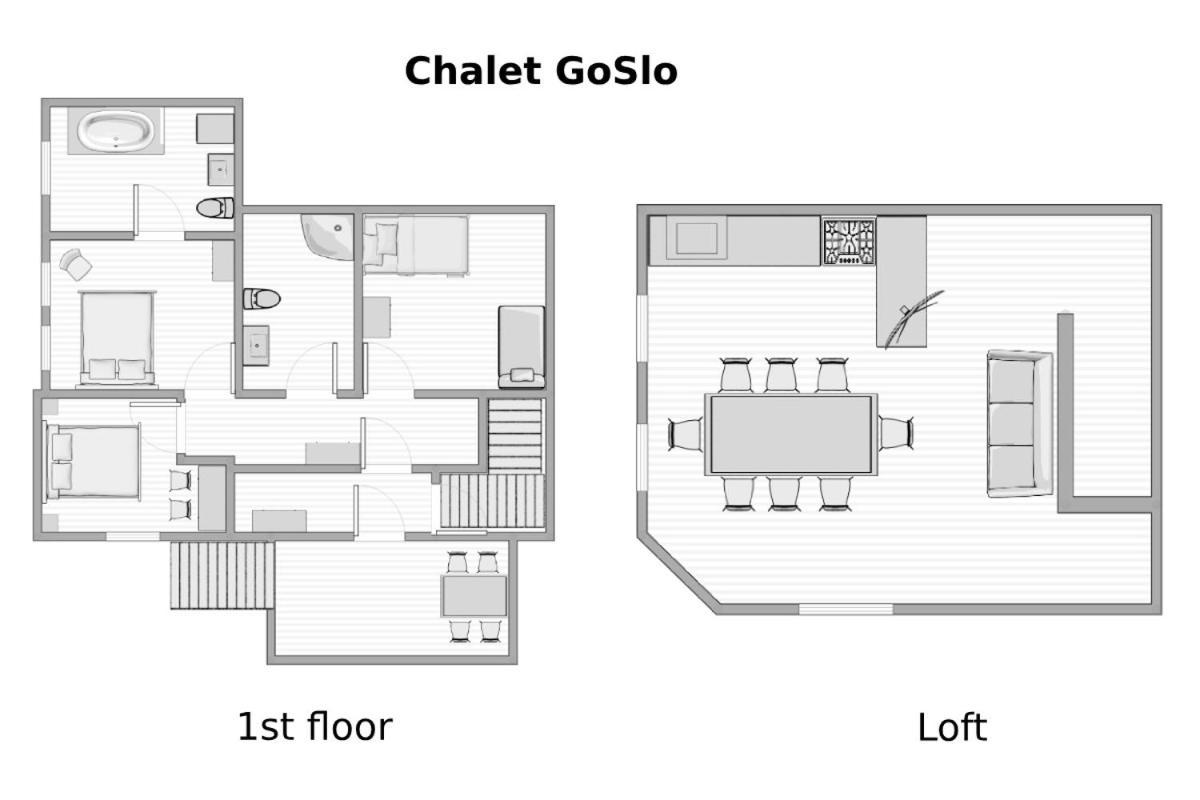 Chalet Goslo Srpenica Kültér fotó